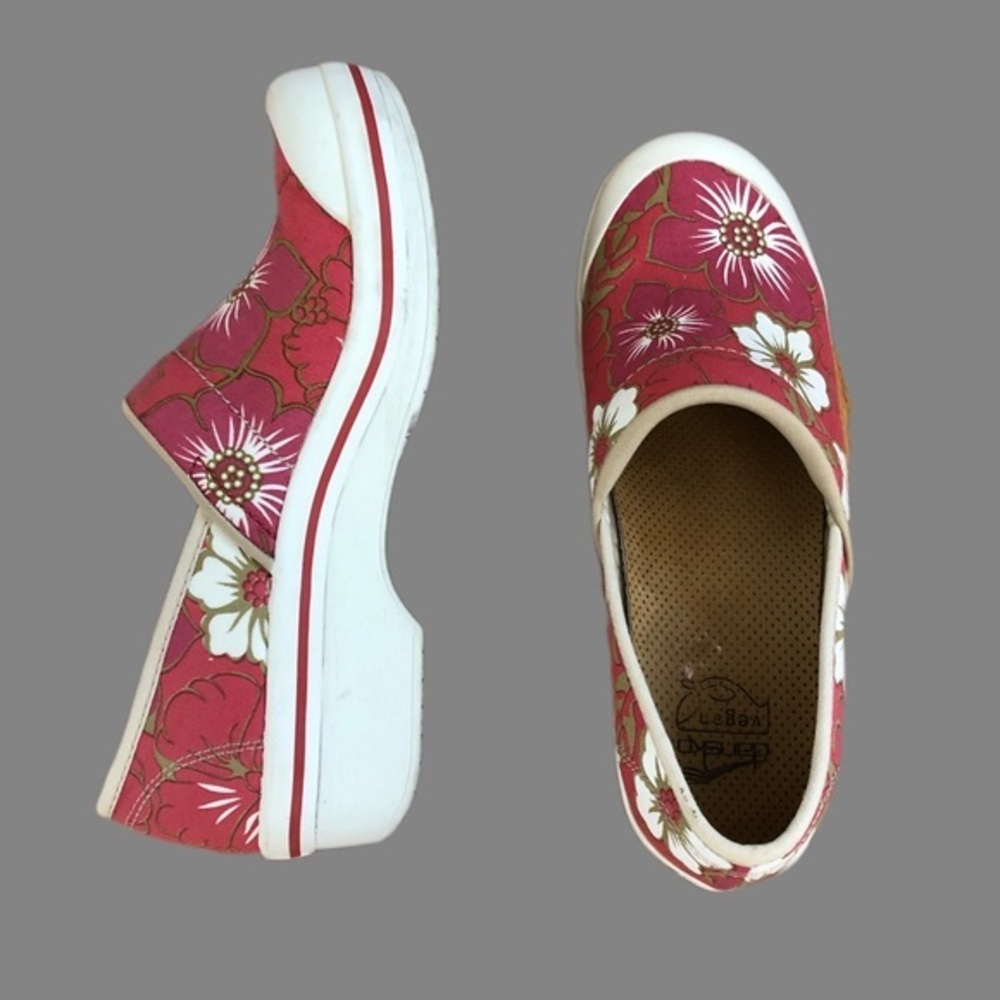 Floral Dansko Clogs Floral Closed Back